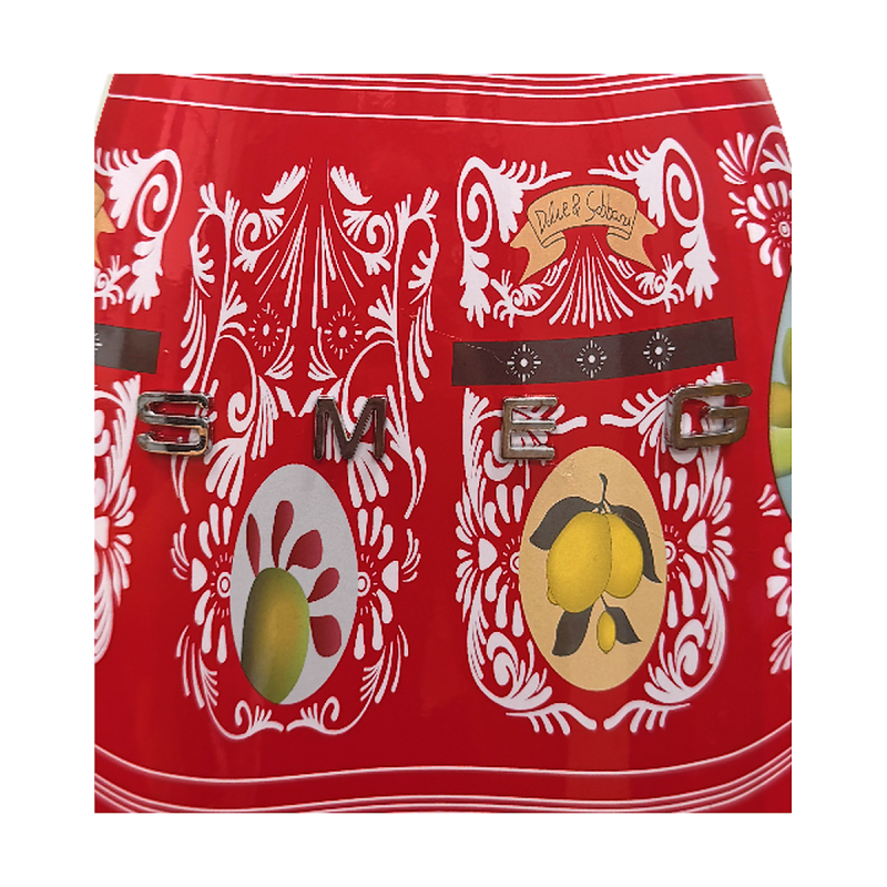 Набір ножів SMEG Dolce&Gabbana, 6 ножів із підставкою, червоний