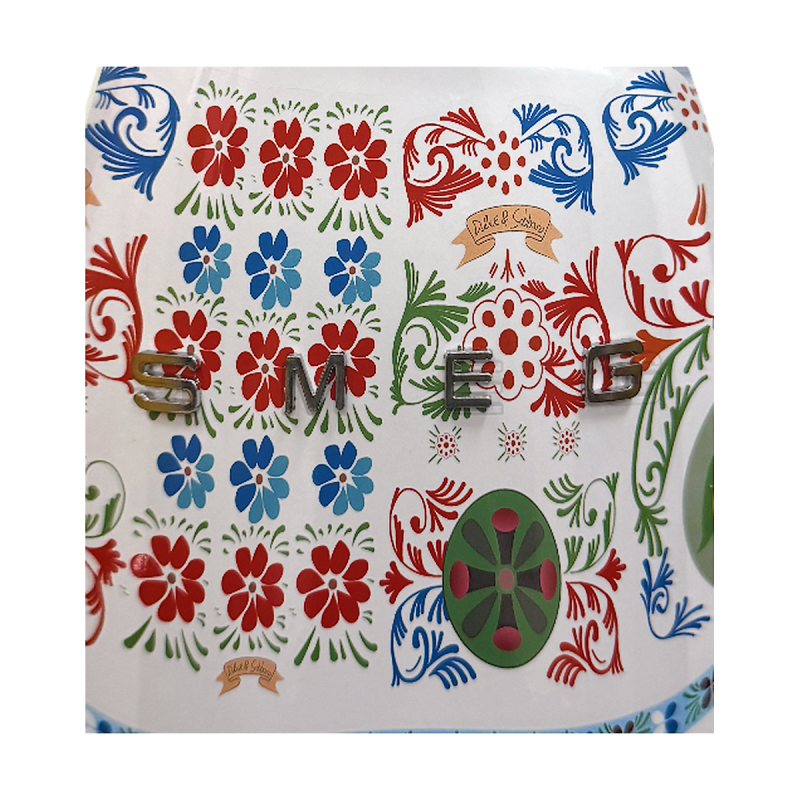 Набір ножів SMEG Dolce&Gabbana, 6 ножів із підставкою, білий