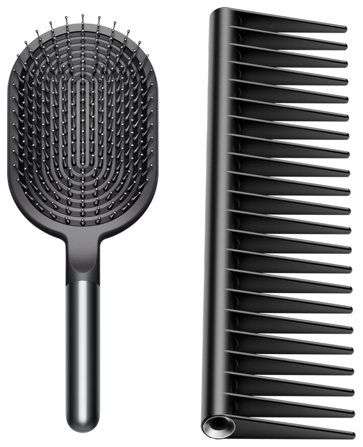 Комплект щіток Dyson Designed Paddle Brush and Detangling Comb Nickel/Black