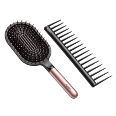Комплект щітки та гребінця Dyson Designed Paddle Brush and Detangling Comb Rose/Black