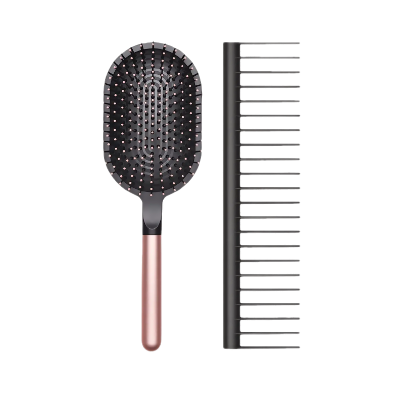 Комплект щітки та гребінця Dyson Designed Paddle Brush and Detangling Comb Rose/Black