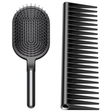 Комплект щітки та гребінця Dyson Designed Paddle Brush and Detangling Comb Nickel/Black