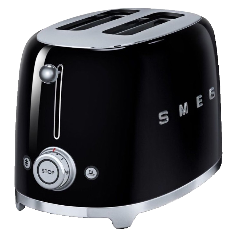 Тостер для двох скибок SMEG TSF01 Black