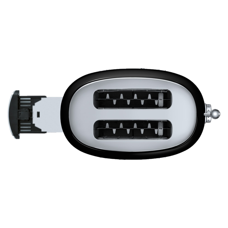 Тостер для двох скибок SMEG TSF01 Black