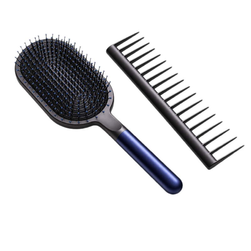 Комплект щітки та гребінця Dyson Designed Paddle Brush and Detangling Comb Prussian Blue/Black