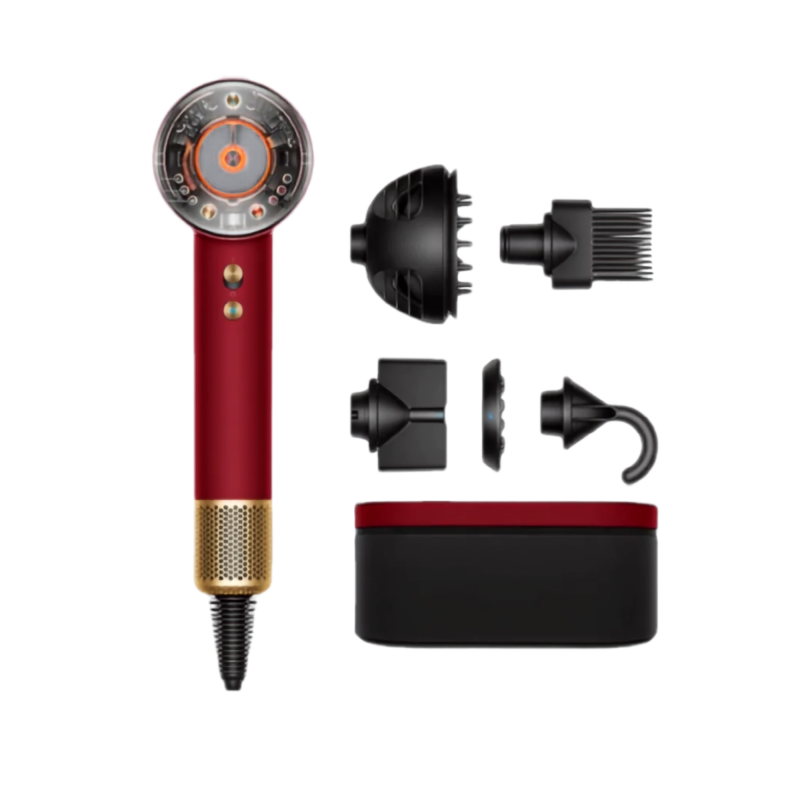 Фен для волосся Dyson Supersonic HD16 Nural Red Velvet/Gold