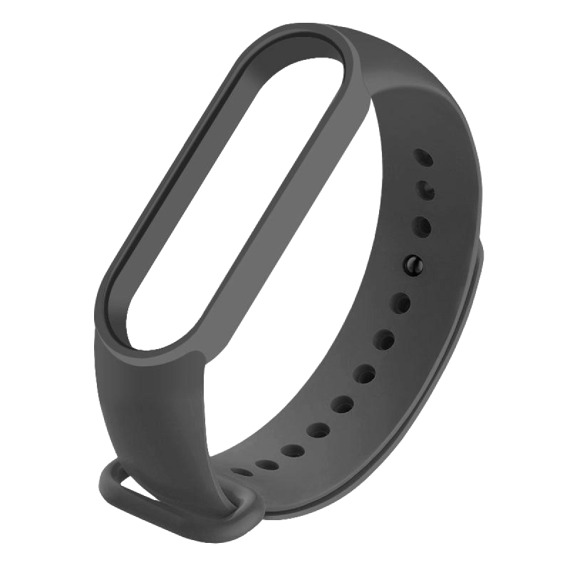 Ремінець Xiaomi Mi Smart Band 5/6/7 Dark Grey