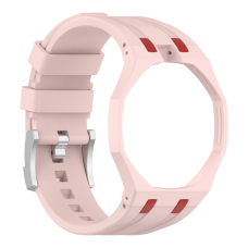 Ремінець Audemars Piguet x Swatch Royal Pop Blush Pink/Burgundy