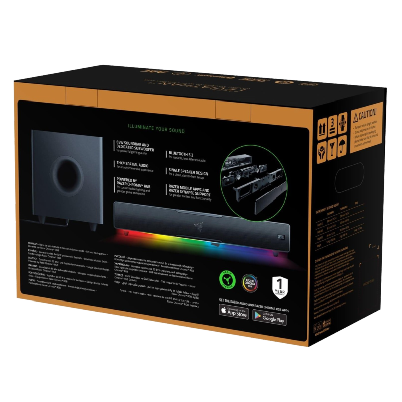 Саундбар Razer Leviathan V2 (RZ05-03920100-R3G1)