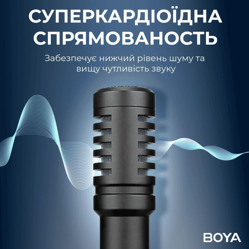 Мікрофон для камери Boya BY-MM1+ (BY-MM1+)
