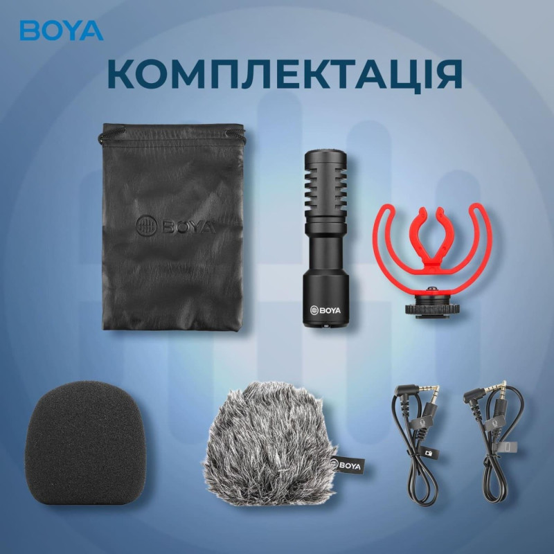 Мікрофон для камери Boya BY-MM1+ (BY-MM1+)