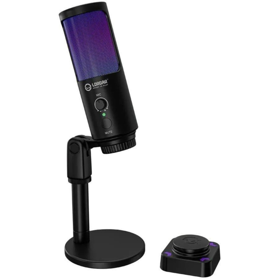 Мікрофон Lorgar SMP40 RGB Black
