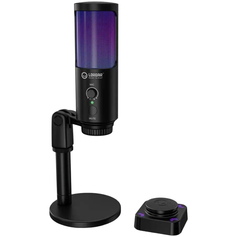 Мікрофон Lorgar SMP40 RGB Black (LRG-SMP40-BK)