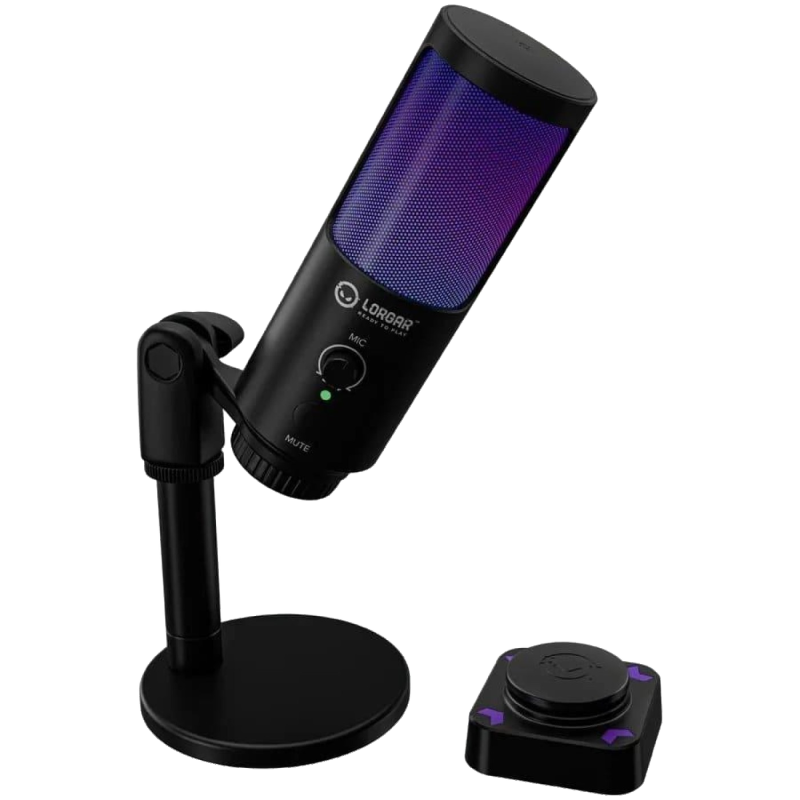 Мікрофон Lorgar SMP40 RGB Black (LRG-SMP40-BK)