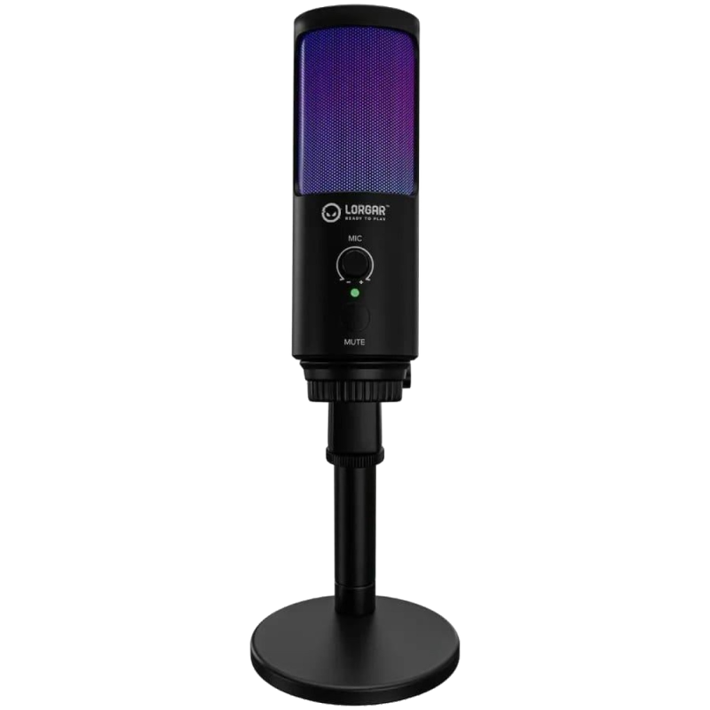 Мікрофон Lorgar SMP40 RGB Black (LRG-SMP40-BK)