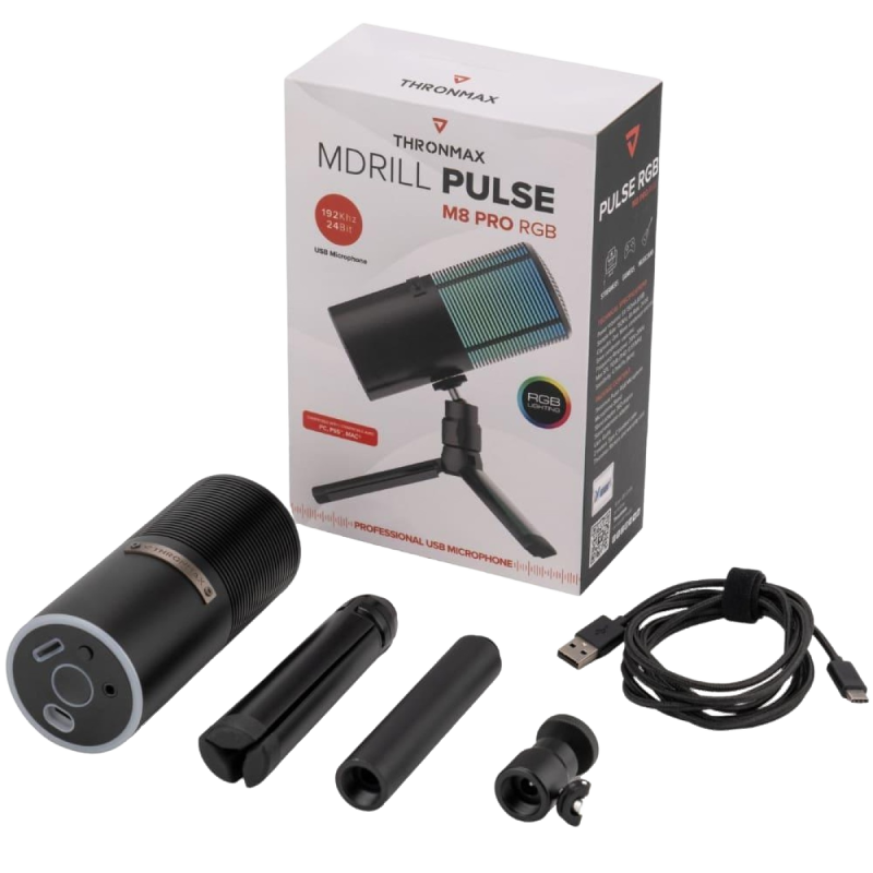 Мікрофон Thronmax PULSE PRO M8P, чорний (M8PTHRONMAX)
