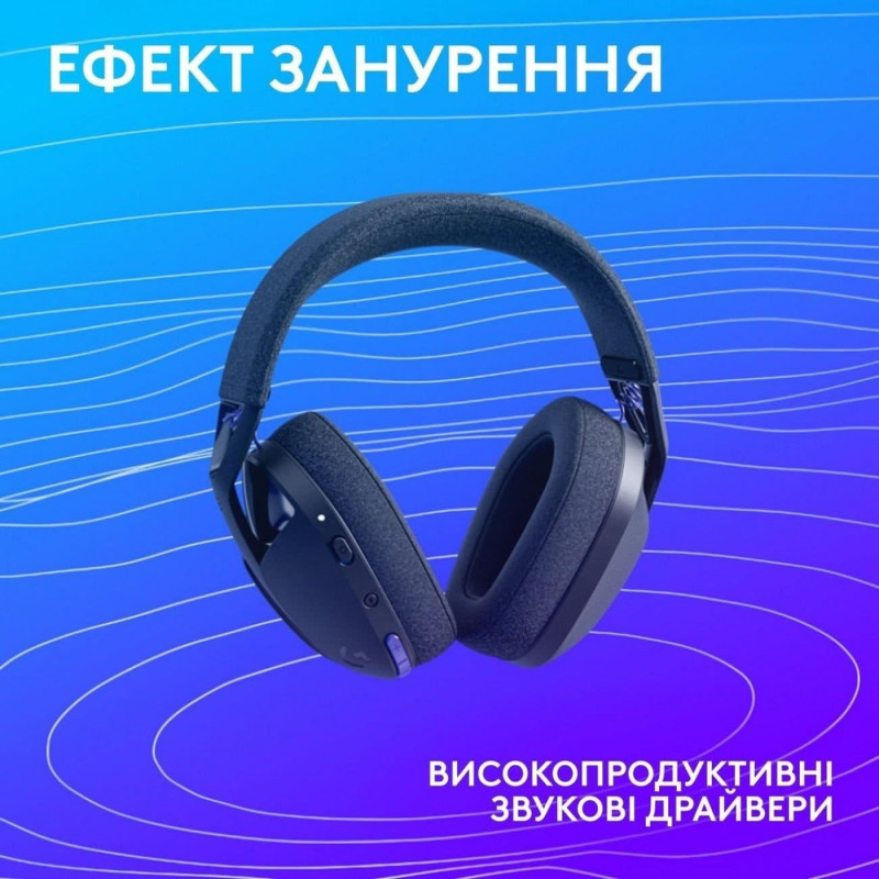 Ігрова гарнітура Logitech G321 Lightspeed Wireless Black (981-001563)