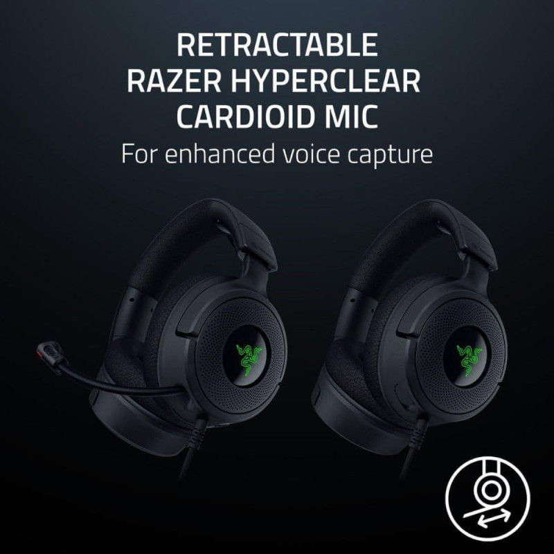 Ігрова гарнітура Razer Kraken V4 X (RZ04-05180100-R3M1)