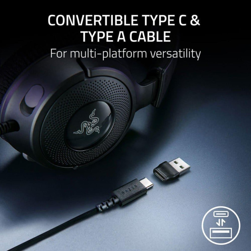 Ігрова гарнітура Razer Kraken V4 X (RZ04-05180100-R3M1)