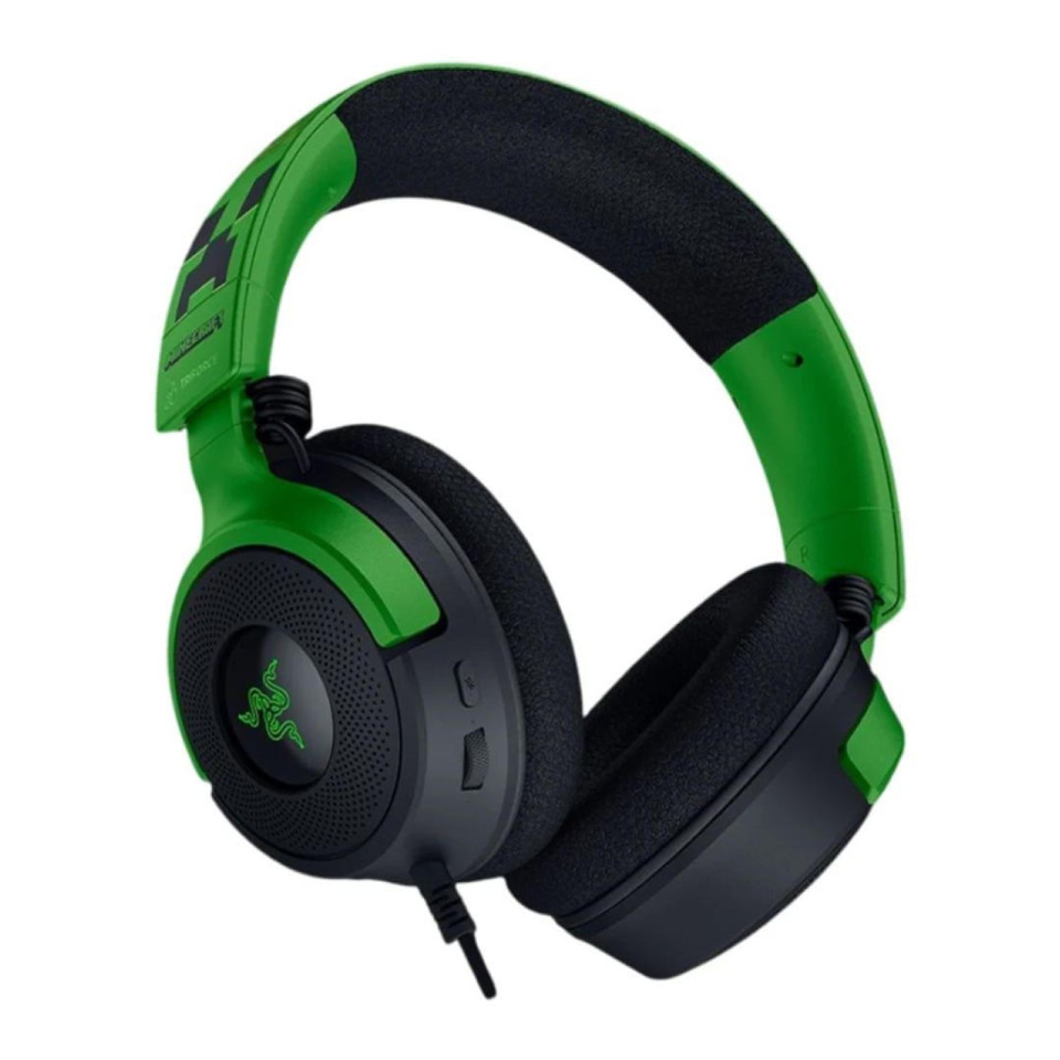 Чашки та наголів'я Razer Kraken V4 X Minecraft Edition