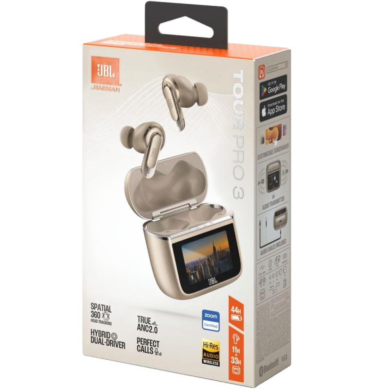Навушники JBL TWS Tour Pro 3 Latte