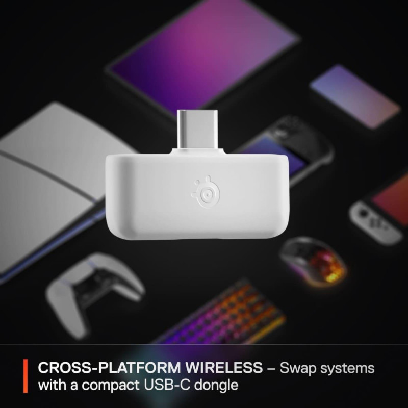 Ігрова гарнітура SteelSeries Arctis Nova 5 Wireless MultiPlatform White (61671)