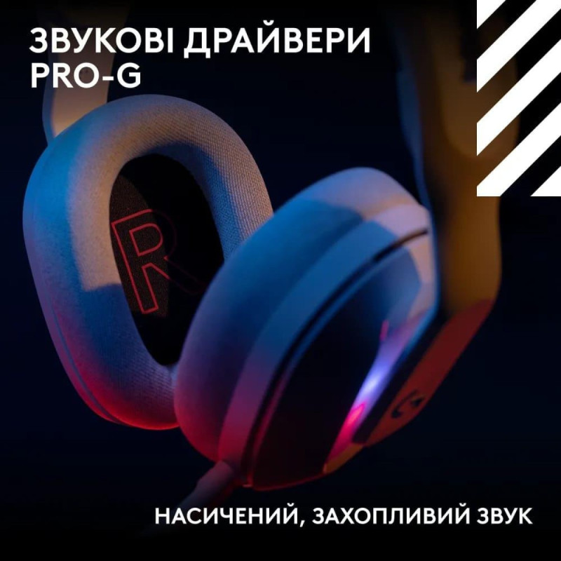 Ігрова гарнітура Logitech G ASTRO A20 X Lightspeed Wireless White (939-002253)