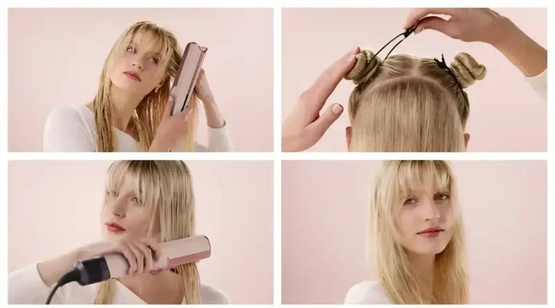 Використання Dyson Airstrait для гладкого волосся