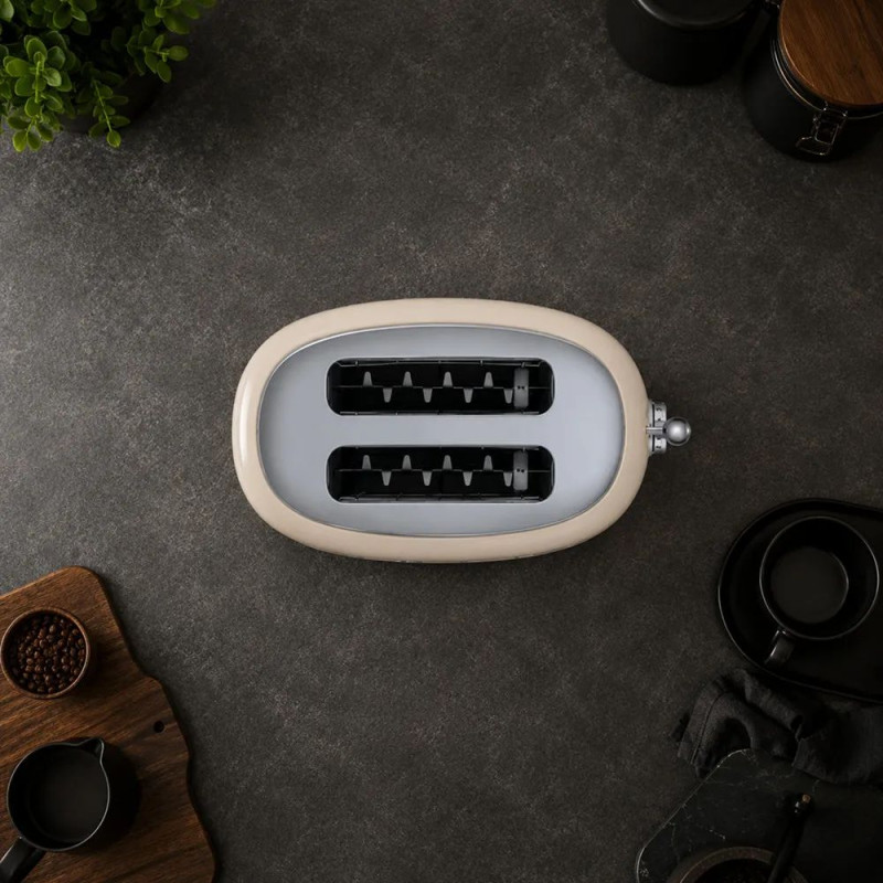Тостер для двох скибок SMEG TSF01 Cream