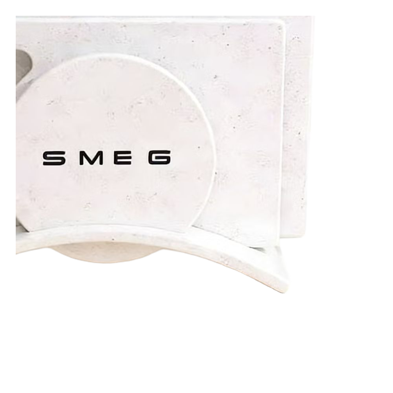 Комплект керамічних дошок із підставкою SMEG, мармуровий ефект