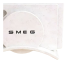 Комплект керамічних дошок із підставкою SMEG, мармуровий ефект