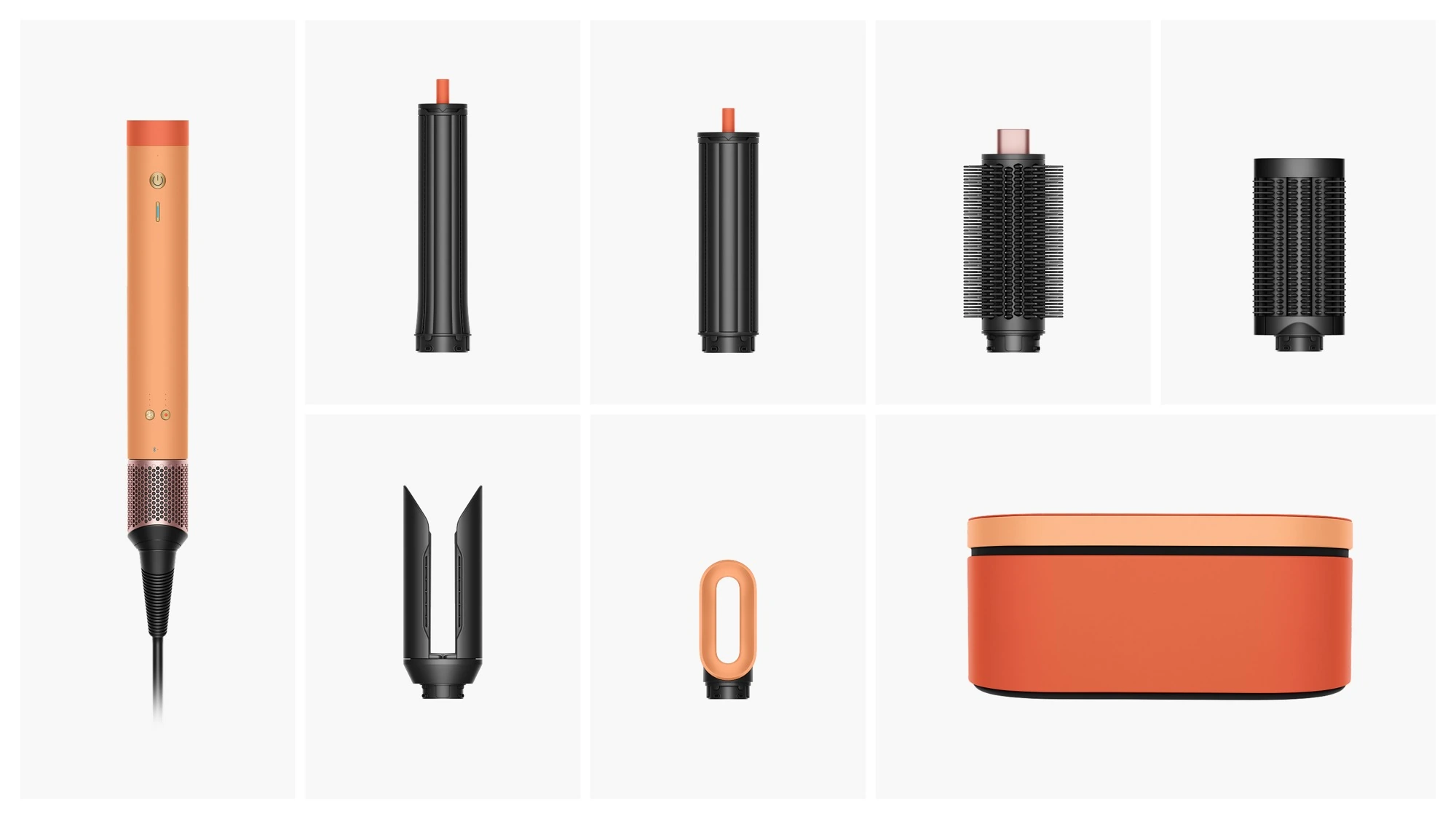 Точна комплектація Dyson Airwrap Co-anda2x Straight+Wavy Ceramic Apricot/Topaz