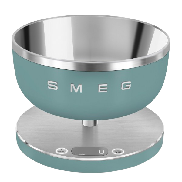 Електронні кухонні ваги Smeg KSC01EGMWW, зелені