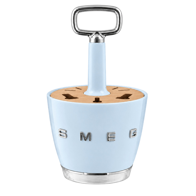 Підставка для зберігання столових приборів SMEG Cutlery Caddy, блакитний