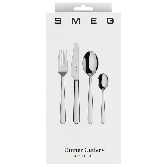 Комплект столових приладів SMEG Dinner Cutlery, 4 предмети, на 1 особу