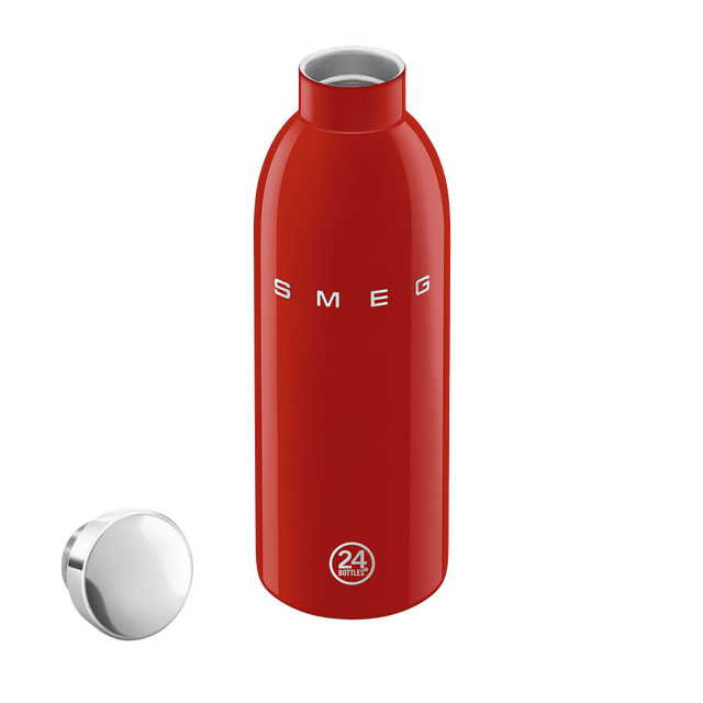 Пляшка-термос SMEG × 24Bottles Clima WBF01RD, червона, 500 мл