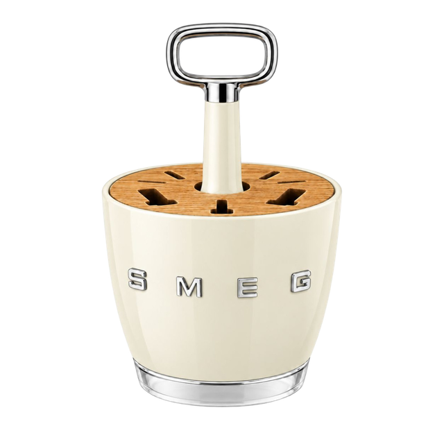 Підставка для зберігання столових приборів SMEG Cutlery Caddy, кремовий