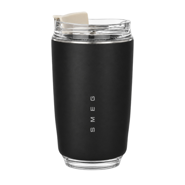 Термочашка для напоїв SMEG, чорна, 320 мл