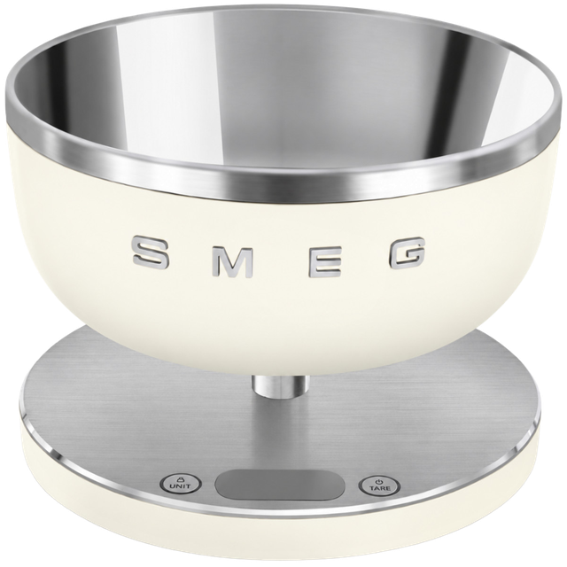 Електронні кухонні ваги Smeg, кремові